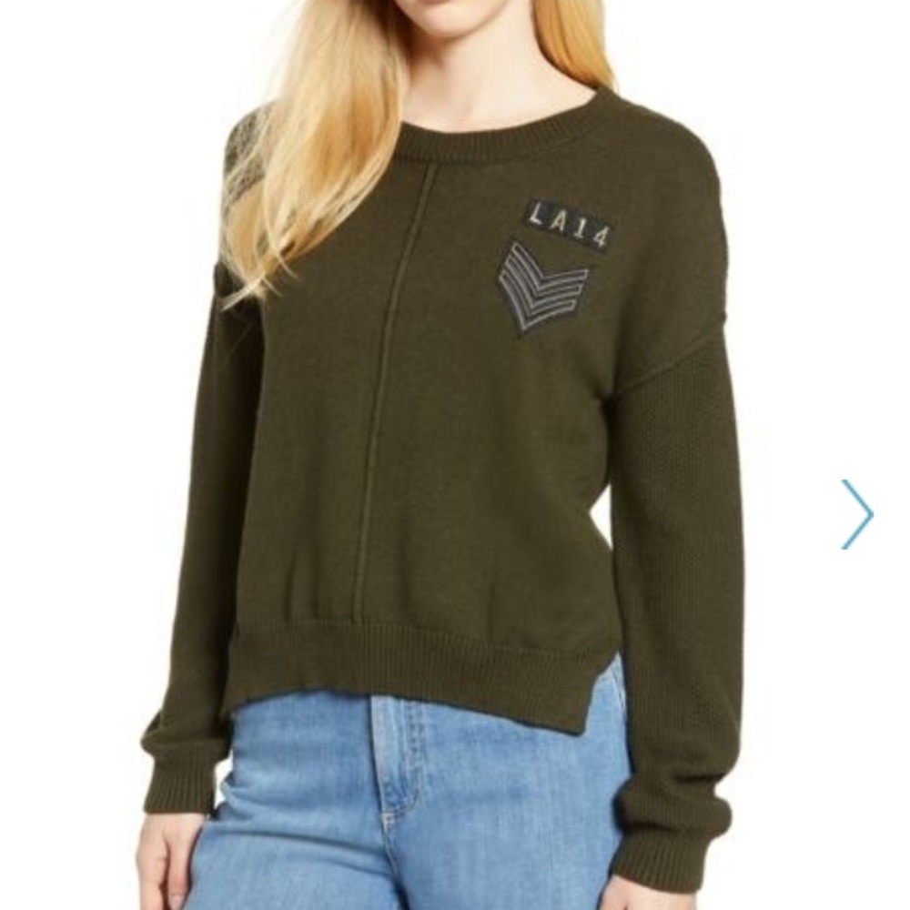 NEW w tags RAILS Army Green Stafford Knit Sweater